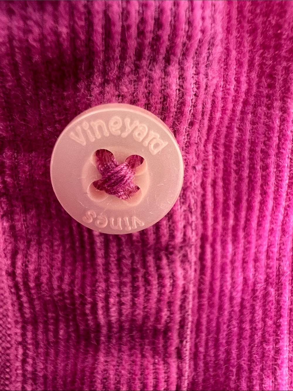 Vineyard Vines | Kids 100% Cotton Berry Pink Corduroy Polo Dress Like New Sz 2T - Picture 10 of 16
